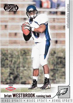 2002 Pacific Heads Update - Red #131 Brian Westbrook Front
