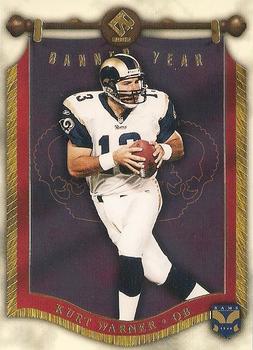 2002 Pacific Private Stock Reserve - Banner Year #9 Kurt Warner Front