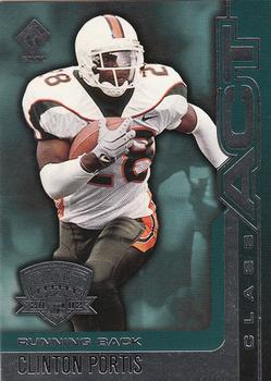 2002 Pacific Private Stock Reserve - Class Act #15 Clinton Portis Front