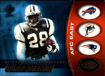 2002 Pacific Private Stock Reserve - Divisional Realignment #22 Curtis Martin Front