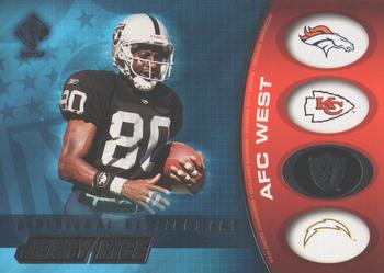 2002 Pacific Private Stock Reserve - Divisional Realignment #23 Jerry Rice Front