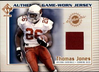 2002 Pacific Private Stock Reserve - Game Worn Jerseys #4 Thomas Jones Front