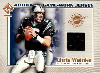 2002 Pacific Private Stock Reserve - Game Worn Jerseys #23 Chris Weinke Front