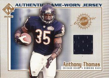 2002 Pacific Private Stock Reserve - Game Worn Jerseys #26 Anthony Thomas Front