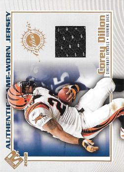 2002 Pacific Private Stock Reserve - Game Worn Jerseys #28 Corey Dillon Front