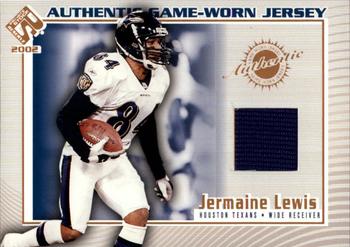 2002 Pacific Private Stock Reserve - Game Worn Jerseys #55 Jermaine Lewis Front