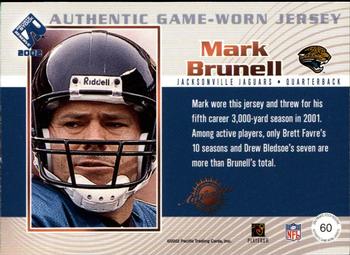 2002 Pacific Private Stock Reserve - Game Worn Jerseys #60 Mark Brunell Back