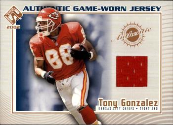 2002 Pacific Private Stock Reserve - Game Worn Jerseys #64 Tony Gonzalez Front