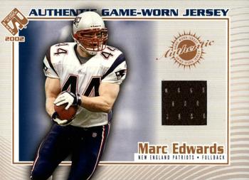 2002 Pacific Private Stock Reserve - Game Worn Jerseys #77 Marc Edwards Front