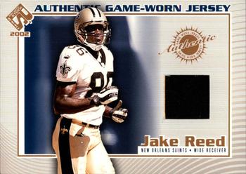 2002 Pacific Private Stock Reserve - Game Worn Jerseys #84 Jake Reed Front
