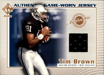 2002 Pacific Private Stock Reserve - Game Worn Jerseys #89 Tim Brown Front