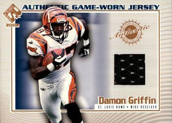 2002 Pacific Private Stock Reserve - Game Worn Jerseys #101 Damon Griffin Front