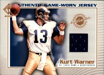 2002 Pacific Private Stock Reserve - Game Worn Jerseys #102 Kurt Warner Front
