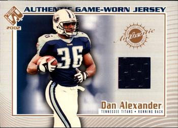 2002 Pacific Private Stock Reserve - Game Worn Jerseys #119 Dan Alexander Front