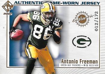 2002 Pacific Private Stock Reserve - Game Worn Jerseys Logos #52 Antonio Freeman Front