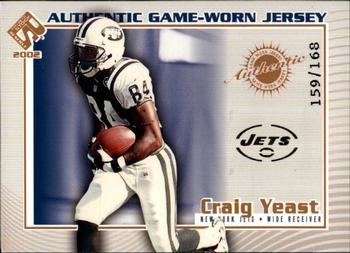 2002 Pacific Private Stock Reserve - Game Worn Jerseys Logos #88 Craig Yeast Front