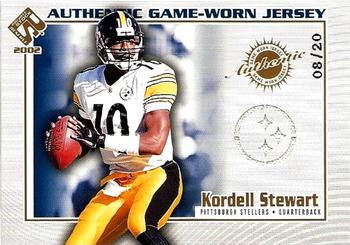 2002 Pacific Private Stock Reserve - Game Worn Jerseys Logos #97 Kordell Stewart Front