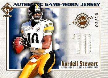 2002 Pacific Private Stock Reserve - Game Worn Jerseys Numbers #97 Kordell Stewart Front