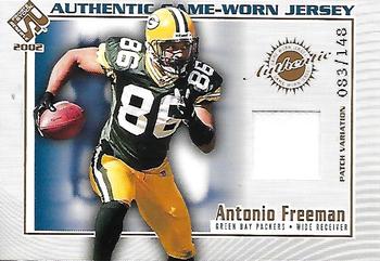 2002 Pacific Private Stock Reserve - Game Worn Jerseys Patches #52 Antonio Freeman Front