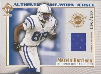 2002 Pacific Private Stock Reserve - Game Worn Jerseys Patches #57 Marvin Harrison Front