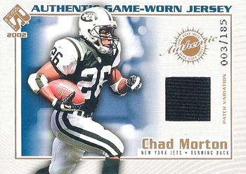 2002 Pacific Private Stock Reserve - Game Worn Jerseys Patches #87 Chad Morton Front