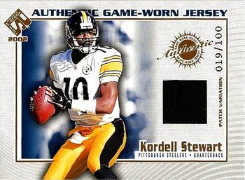2002 Pacific Private Stock Reserve - Game Worn Jerseys Patches #97 Kordell Stewart Front