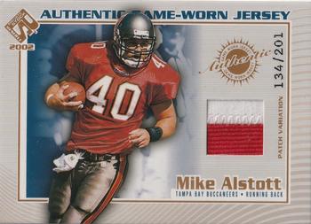 2002 Pacific Private Stock Reserve - Game Worn Jerseys Patches #114 Mike Alstott Front