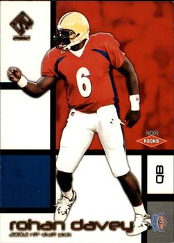 2002 Pacific Private Stock Reserve - Retail Rookies #110 Rohan Davey Front