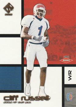 2002 Pacific Private Stock Reserve - Retail Rookies #140 Cliff Russell Front