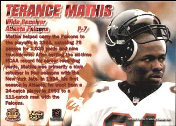 1996 Pacific Dynagon #P-7 Terance Mathis Back