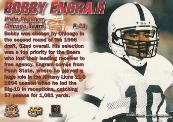 1996 Pacific Dynagon #P-20 Bobby Engram Back