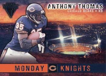 2002 Pacific Private Stock Titanium - Monday Knights #2 Anthony Thomas Front