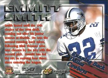 1996 Pacific Dynagon - Gems of the Crown #GC-17 Emmitt Smith Back