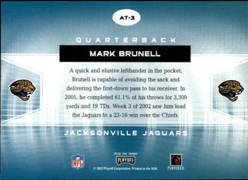 2002 Playoff Contenders - All-Time Contenders #AT-3 Mark Brunell Back