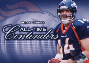 2002 Playoff Contenders - All-Time Contenders #AT-8 Brian Griese Front