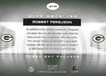 2002 Playoff Contenders - All-Time Contenders #AT-17 Robert Ferguson Back