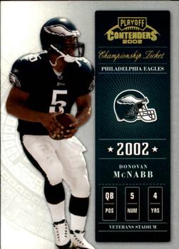 2002 Playoff Contenders - Championship Ticket #59 Donovan McNabb Front