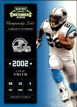 2002 Playoff Contenders - Championship Ticket #79 Lamar Smith Front