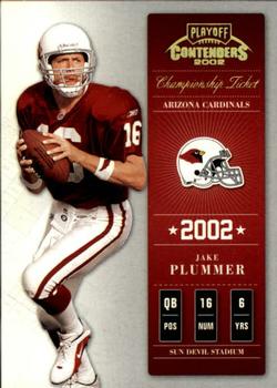 2002 Playoff Contenders - Championship Ticket #88 Jake Plummer Front