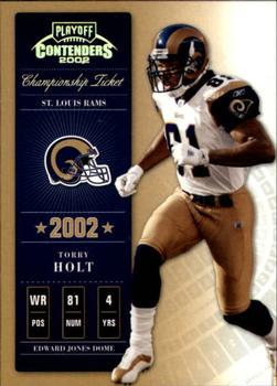 2002 Playoff Contenders - Championship Ticket #94 Torry Holt Front