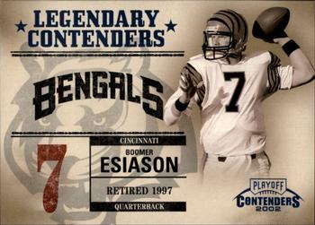 2002 Playoff Contenders - Legendary Contenders #LC-1 Boomer Esiason Front