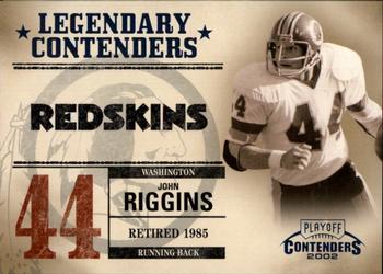 2002 Playoff Contenders - Legendary Contenders #LC-11 John Riggins Front