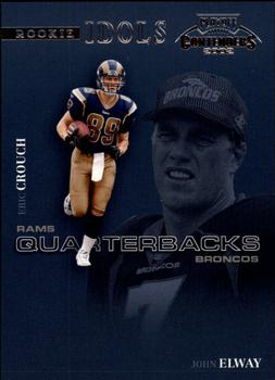 2002 Playoff Contenders - Rookie Idols #RI-4 Eric Crouch / John Elway Front