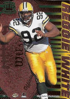 1996 Pacific Dynagon - Gold Tandems #10 Deion Sanders / Reggie White Back