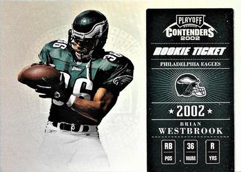 2002 Playoff Contenders - Samples #112 Brian Westbrook Front