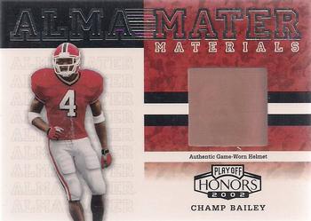 2002 Playoff Honors - Alma Mater Materials #AM-10 Champ Bailey Front
