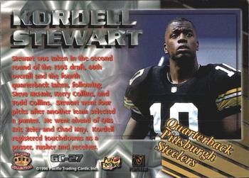 1996 Pacific - Gems of the Crown #GC-27 Kordell Stewart Back