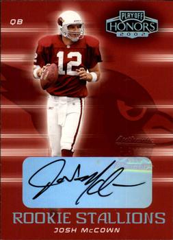 2002 Playoff Honors - Rookie Stallions Autographs #RS-25 Josh McCown Front
