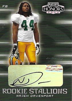2002 Playoff Honors - Rookie Stallions Autographs #RS-35 Najeh Davenport Front
