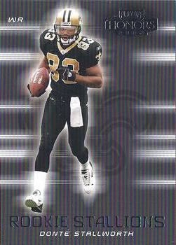 2002 Playoff Honors - Rookie Stallions #RS-16 Donte Stallworth Front